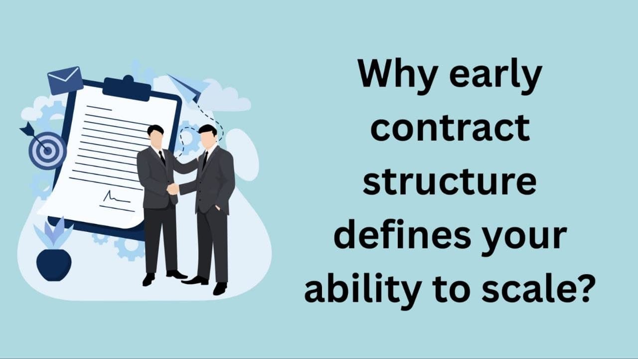 Cover image for "Startup Legal Guide: Why Early Contract Structure Defines Your Ability to Scale"